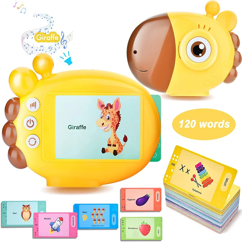 Kids Educational Games Learn English - Girafa leitor de cartão flash vista