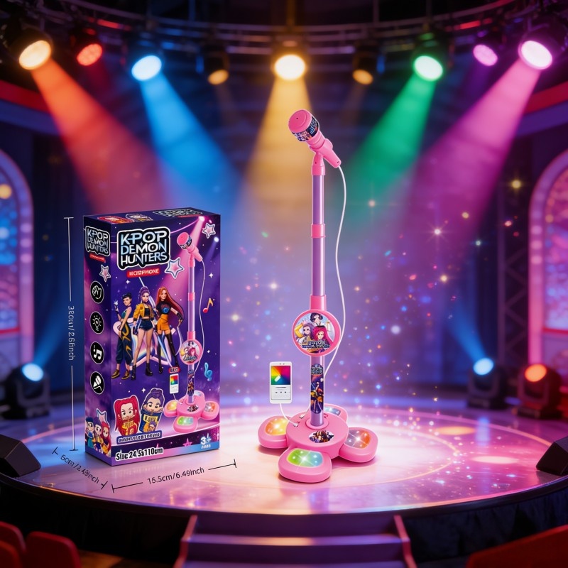 Kids Education Product - Microfone e Guitarra de Karaokê Infantil