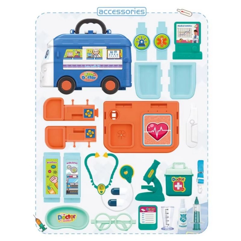 Kids Doctor Education - Crianças fingem simulação brinquedos educativos de