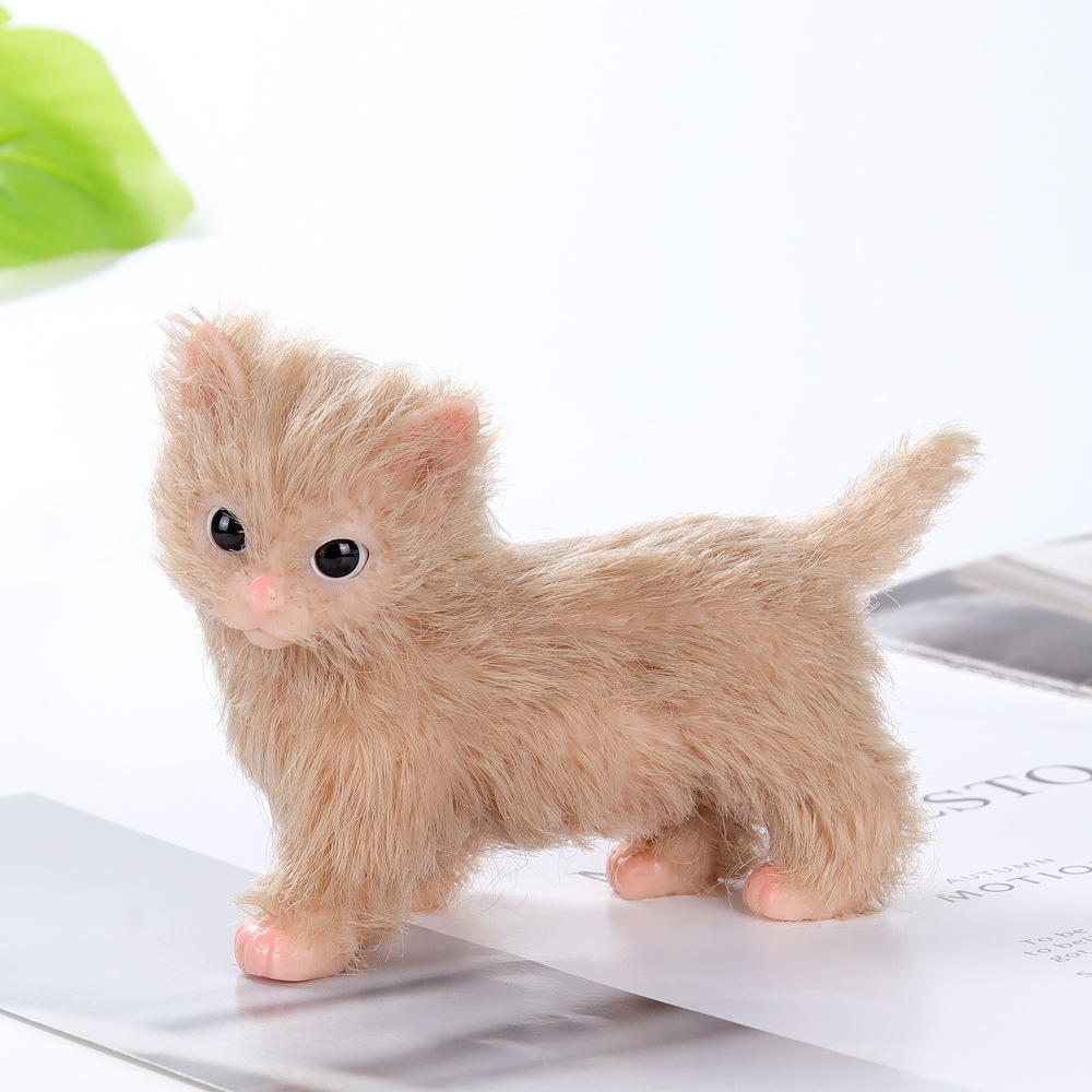 Educational Cartoon For Kids - Simulação mini siliconecute gatinho boneca brinquedo
