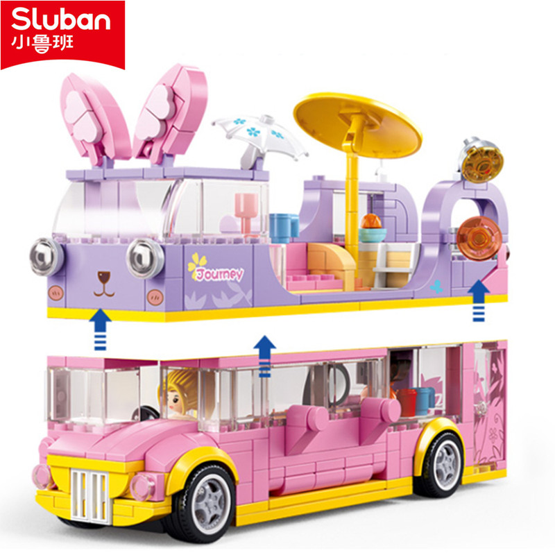 Happy Kids Education - Sluban 412 peças blocos de construção