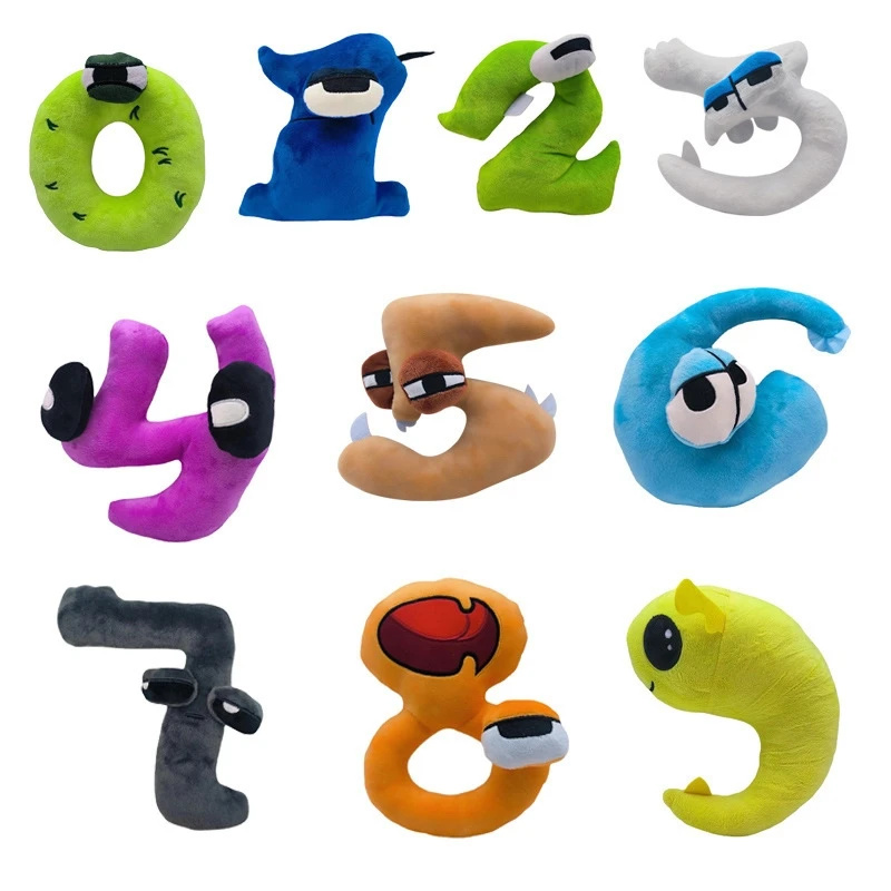 Kids Education Number - Brinquedos de Pelúcia Number Lore, Boneco