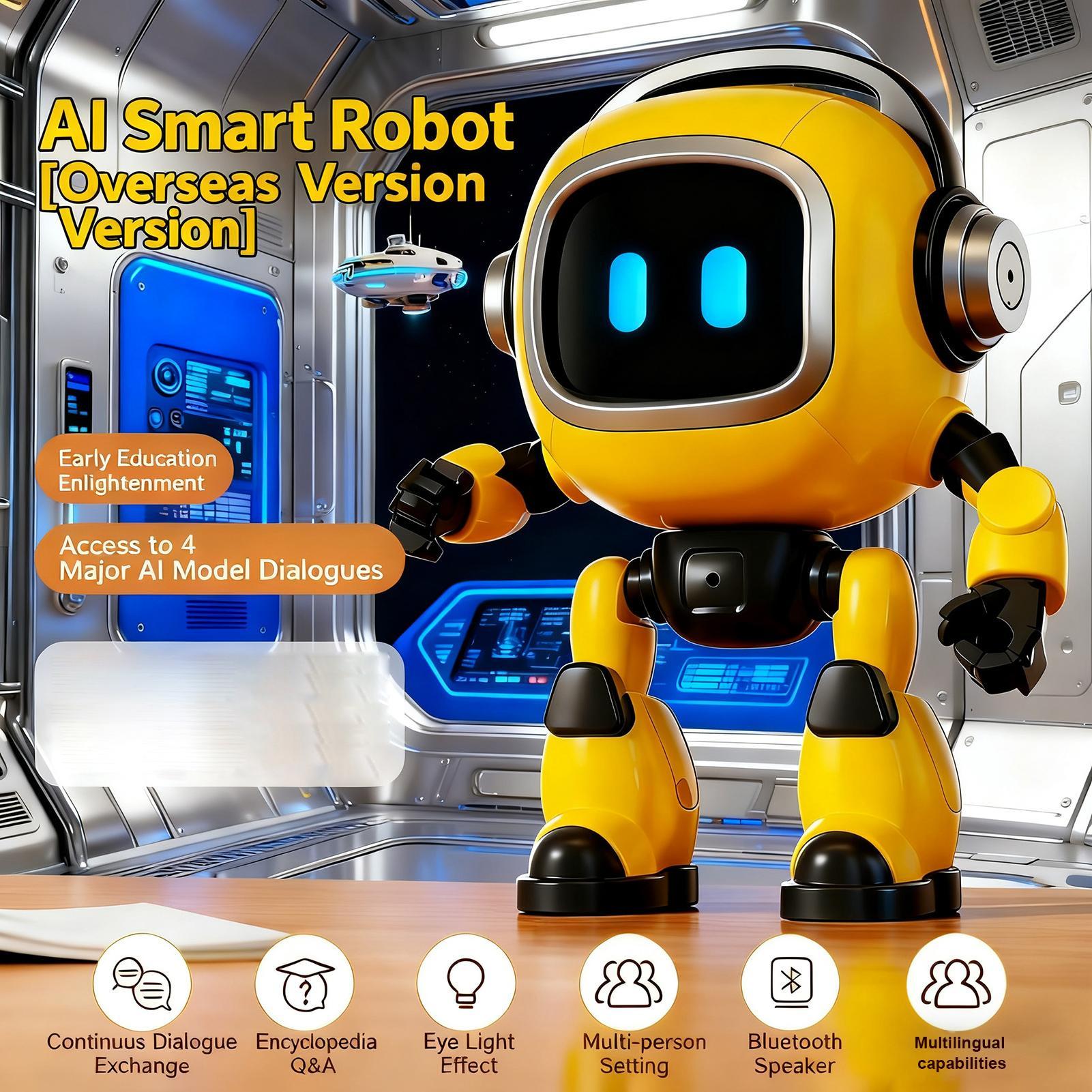 Kids Education Program - Robô inteligente interativo brinquedo educacional haste