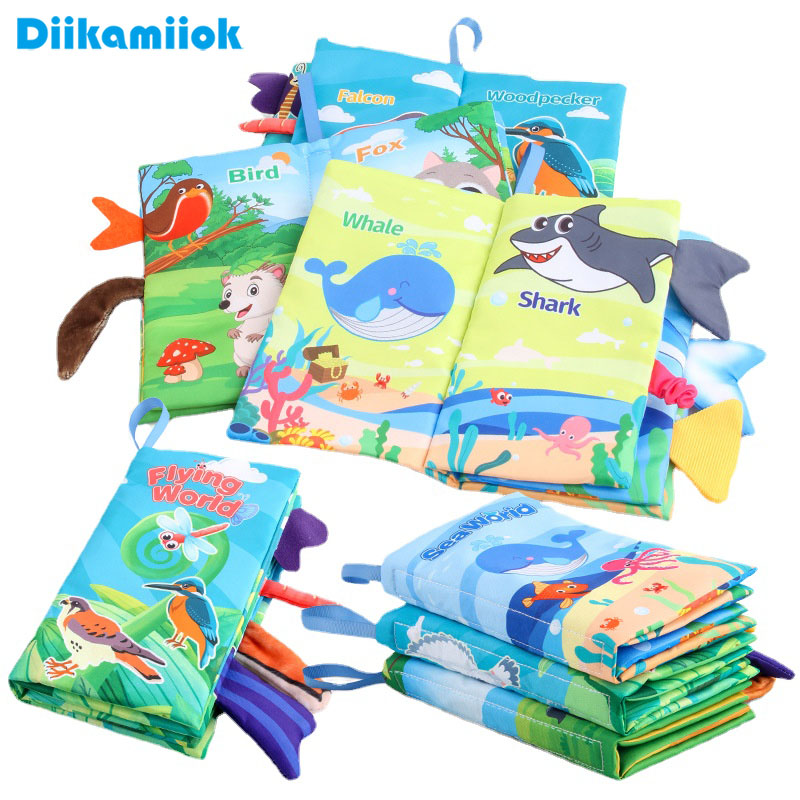 Educational Cartoon For Kids - Novos livros de pano para bebês,