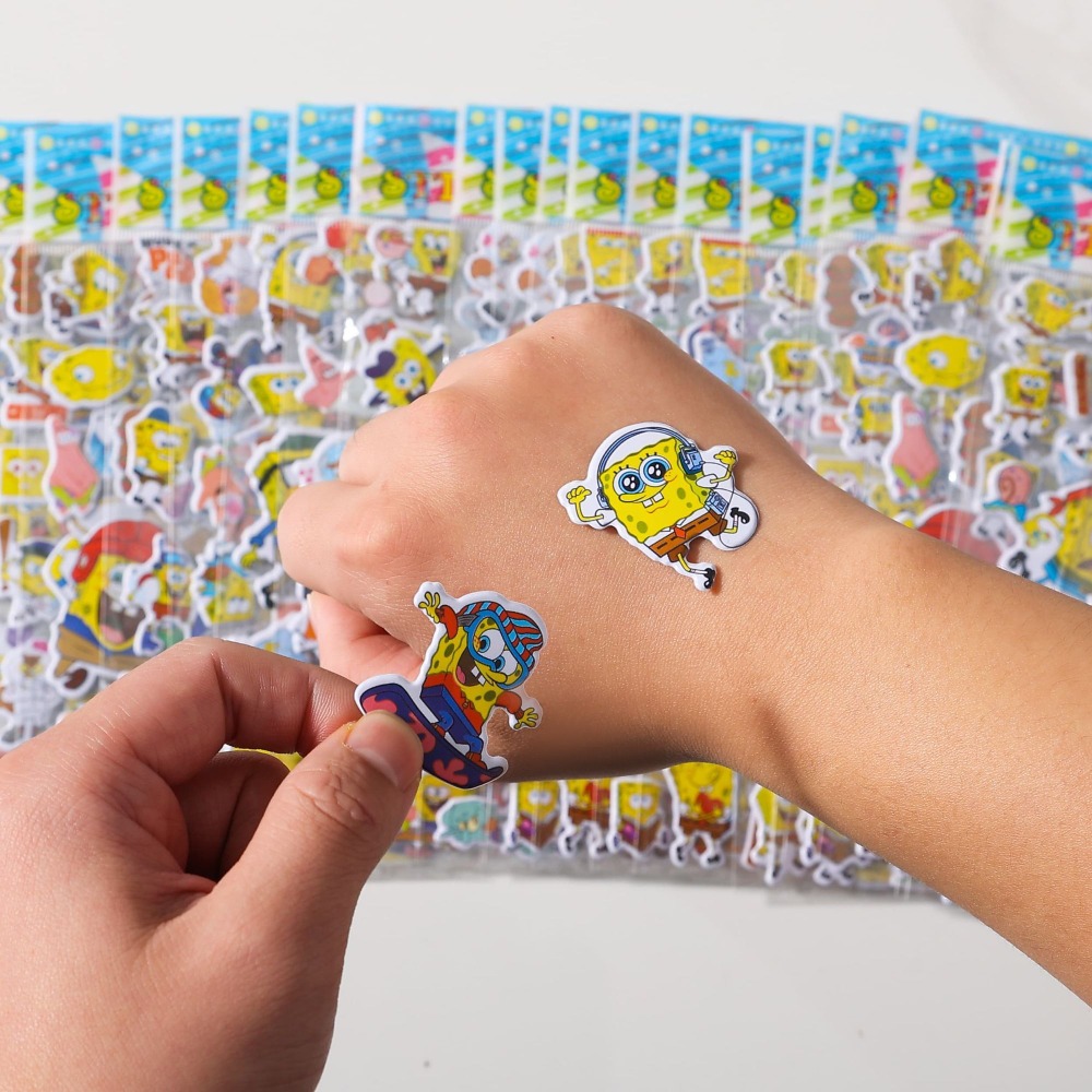 Educational Cartoon For Kids - Pacote com 12 Adesivos 3D do
