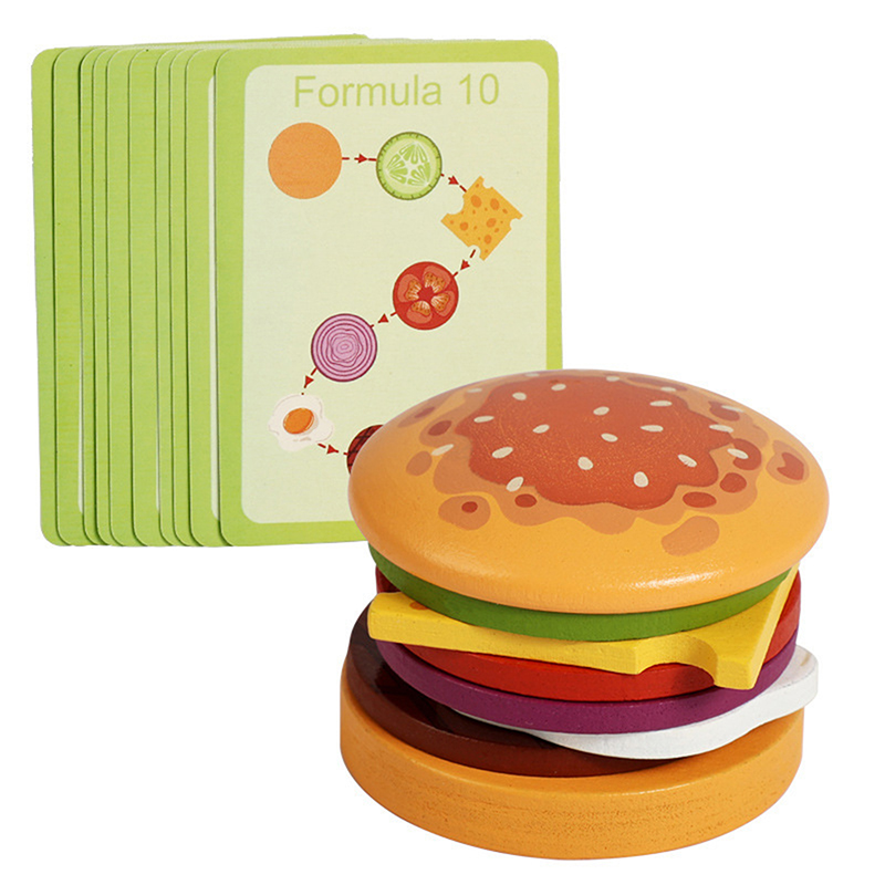 Happy Kids Education - 【HAPPY】Brinquedos de empilhamento de sanduíches de