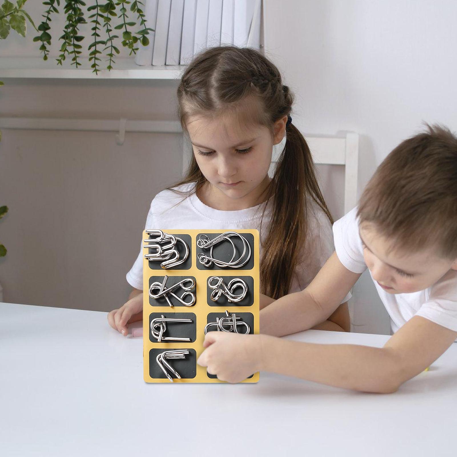 24 pçs/set metal quebra-cabeça - Kids Education Toys avaliação e preço