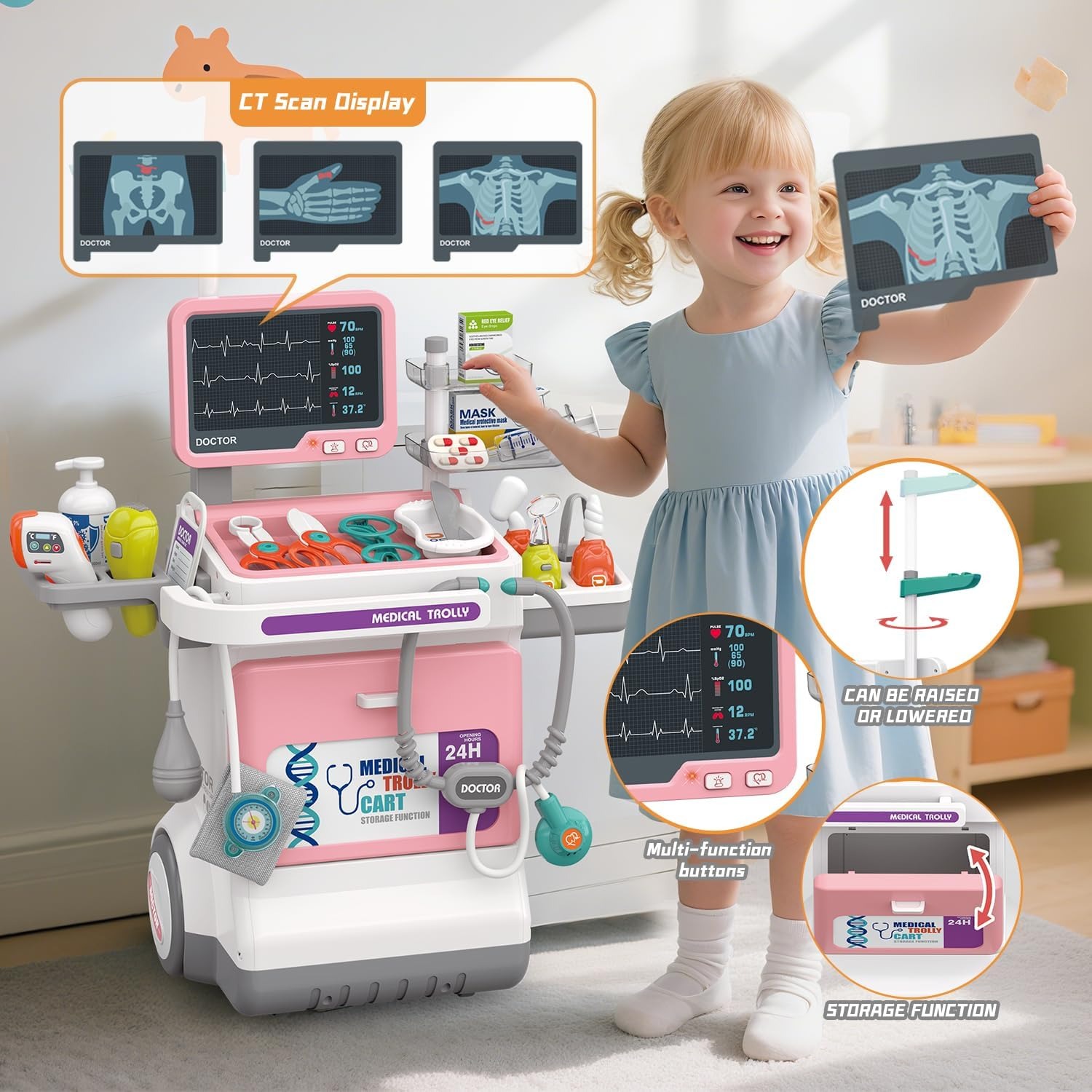 Conjunto de Brinquedo Médico D - Kids Doctor Education avaliação e preço