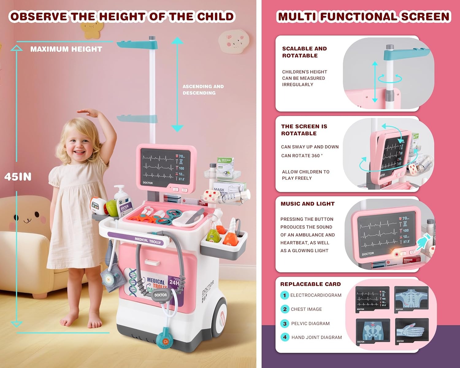 Conjunto de Brinquedo Médico D - Kids Doctor Education avaliação e preço