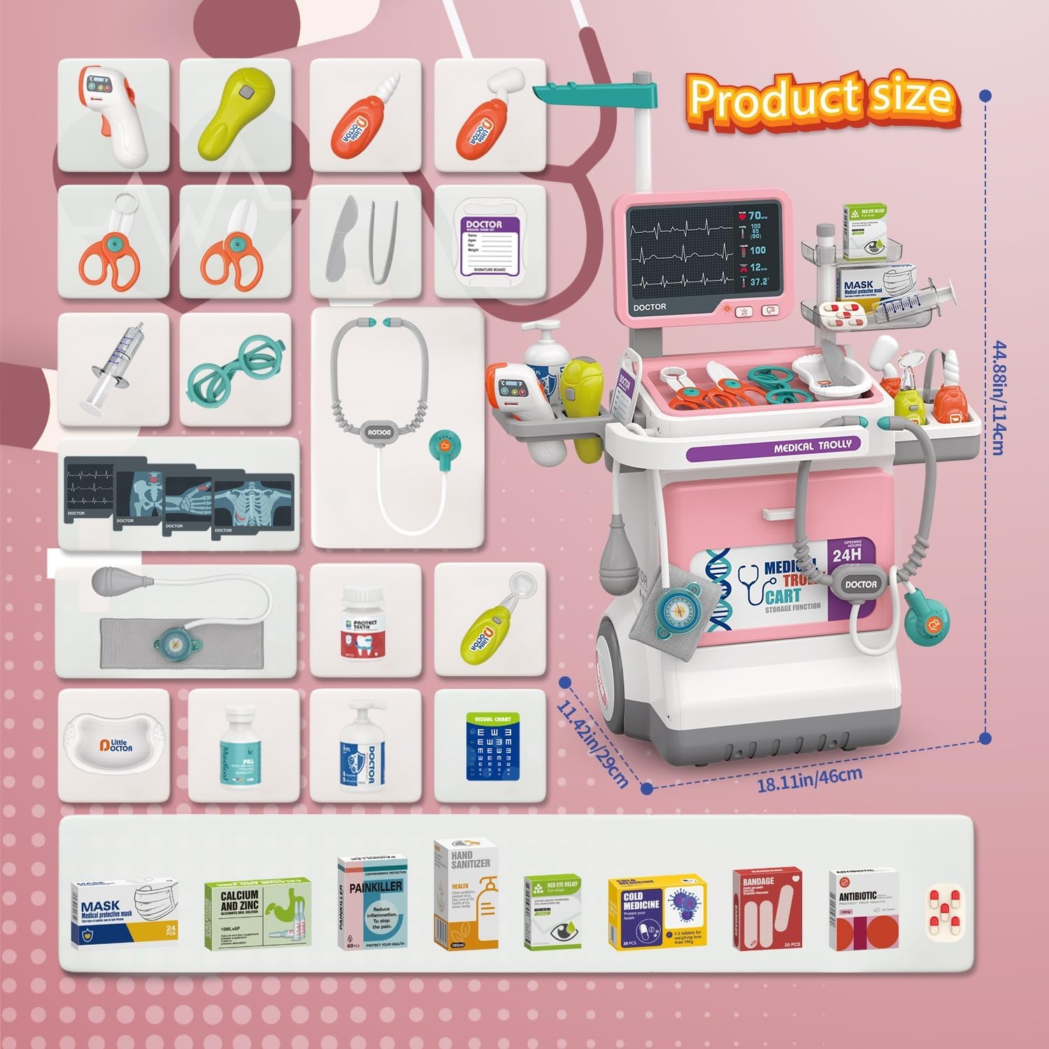 Conjunto de Brinquedo Médico D - Kids Doctor Education avaliação e preço