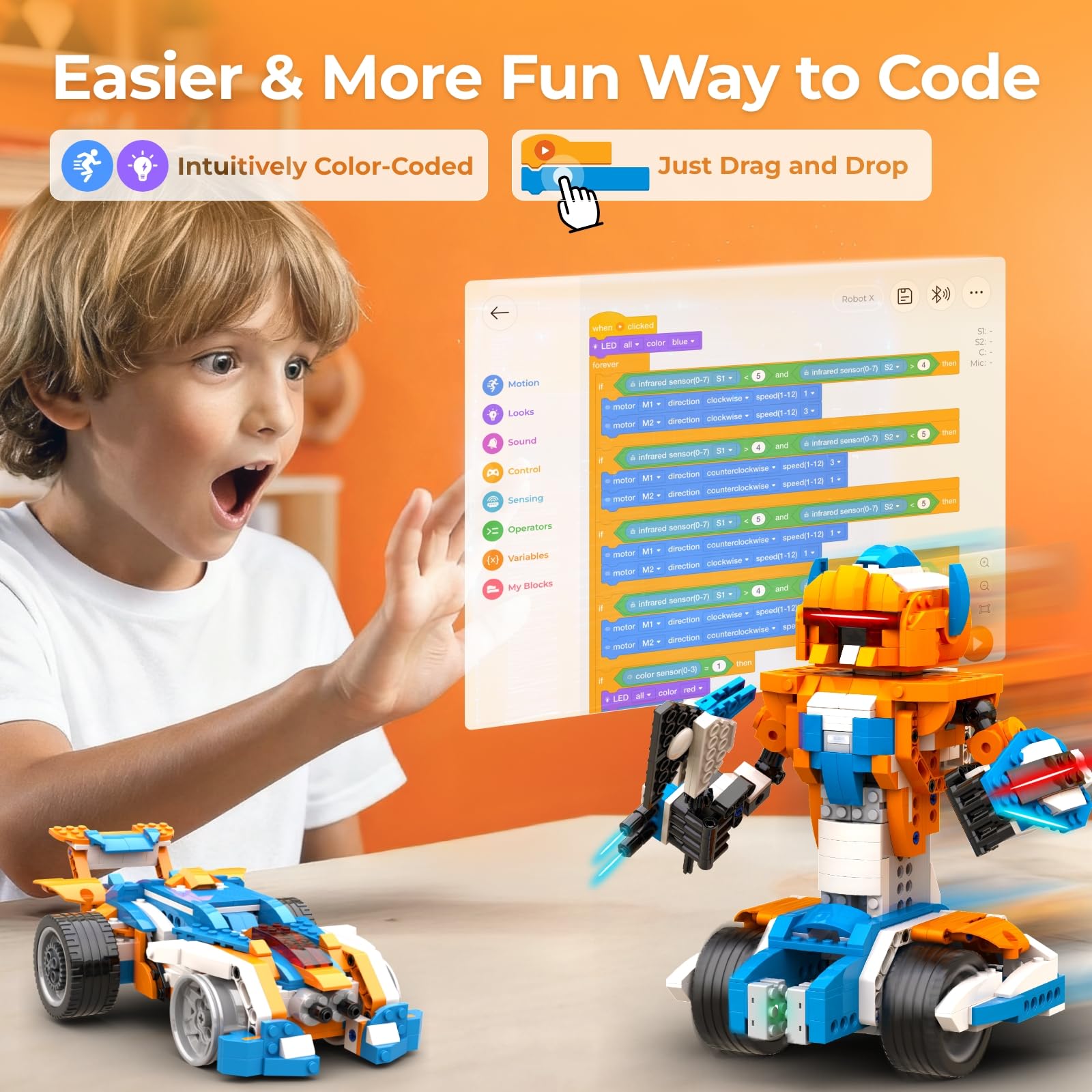 Kit de Construção Apitor Robot - Kids Education App Free avaliação e preço