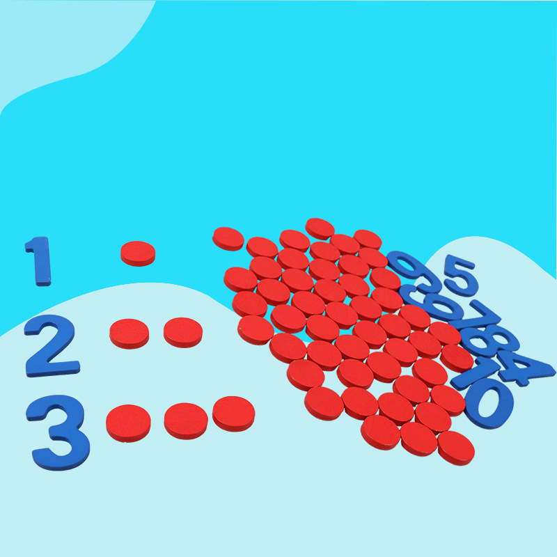Crianças de madeira montessori - Kids Education Number avaliação e preço