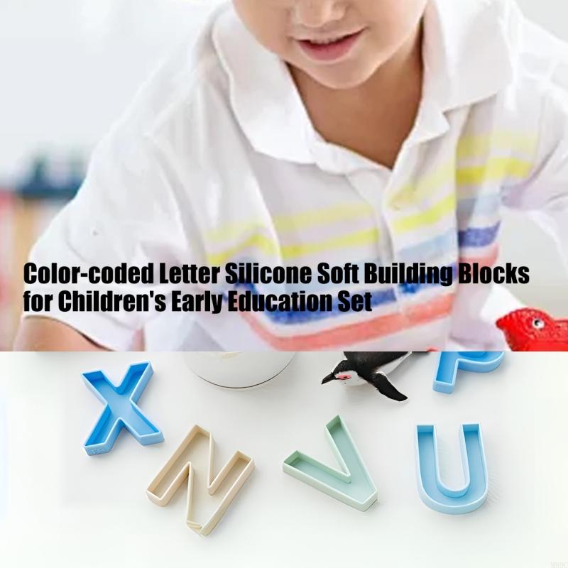 24pcs 9x7cm Silicone Inglês Bl - Kids Educational Games Learn English avaliação e preço