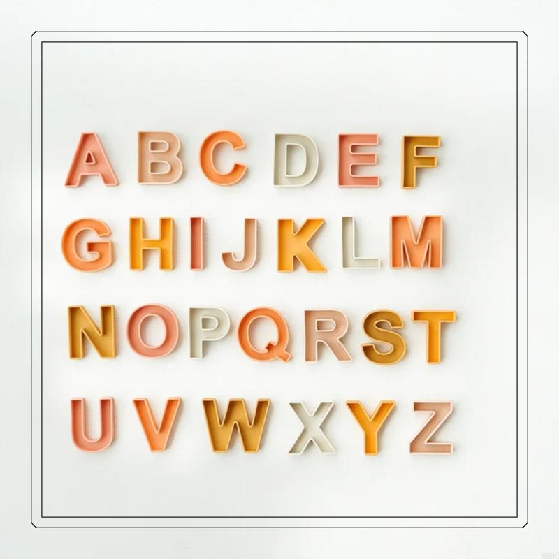 24pcs 9x7cm Silicone Inglês Bl - Kids Educational Games Learn English avaliação e preço