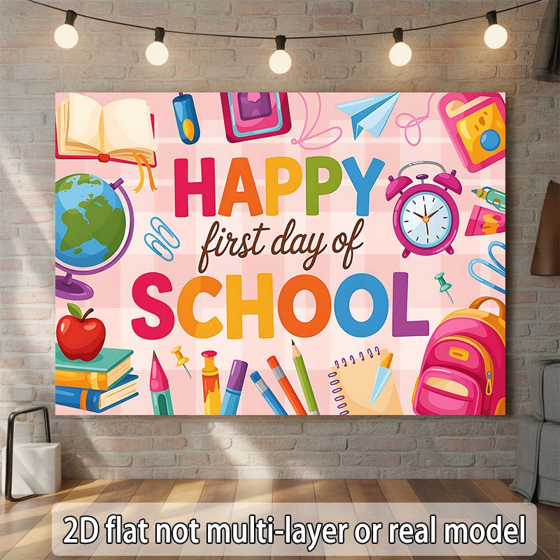 Tapeçaria de Parede Volta às A - Happy Kids Education avaliação e preço