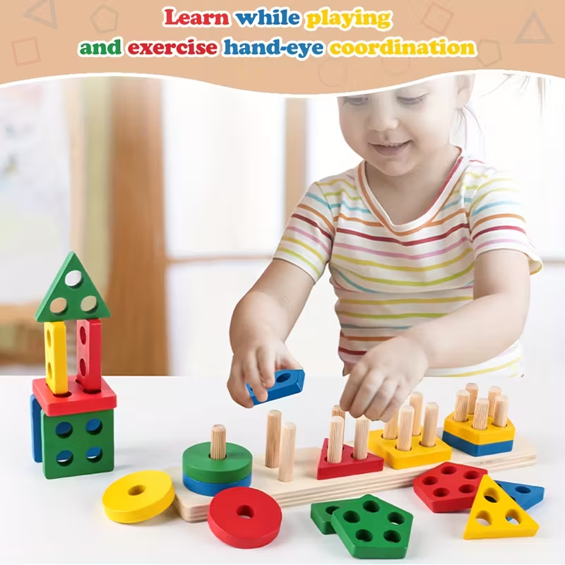 Montessori jogos de madeira br - Kids Educational Game 3 avaliação e preço