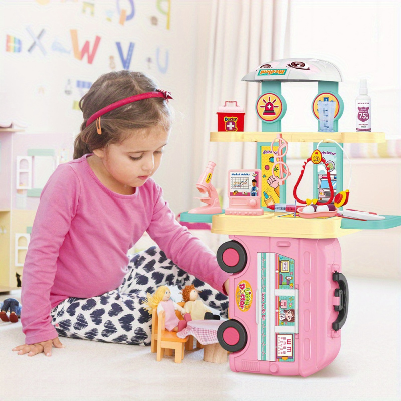 Crianças fingem simulação brin - Kids Doctor Education avaliação e preço