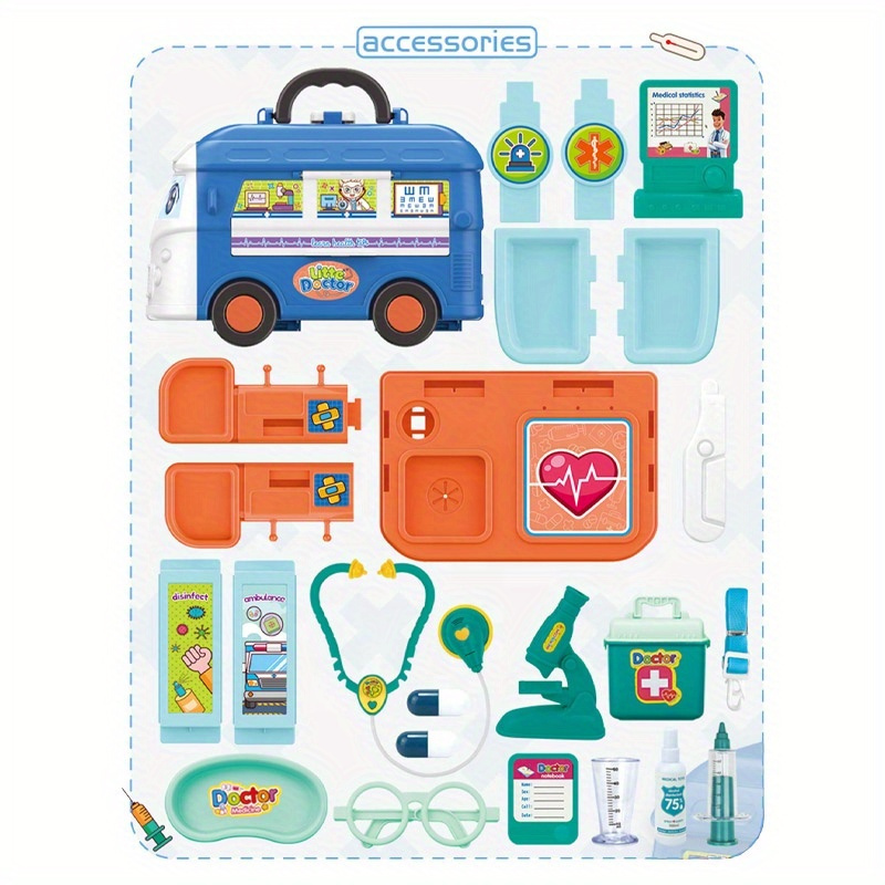 Crianças fingem simulação brin - Kids Doctor Education avaliação e preço