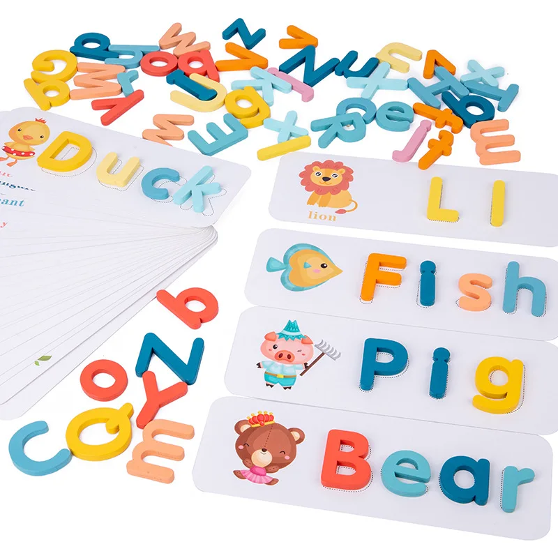 Brinquedo Educativo de Madeira - Kids Educational Games Learn English avaliação e preço