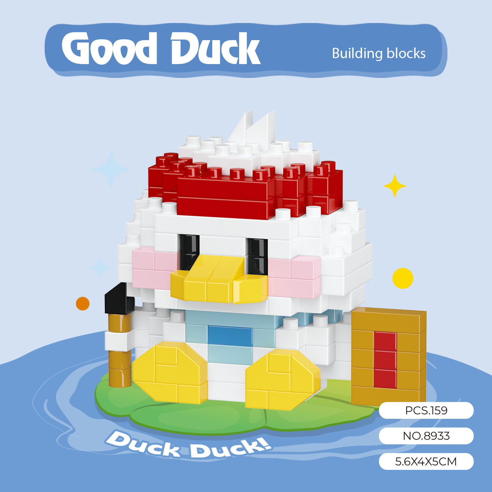 Novo feliz bonito pato série m - Happy Kids Education avaliação e preço
