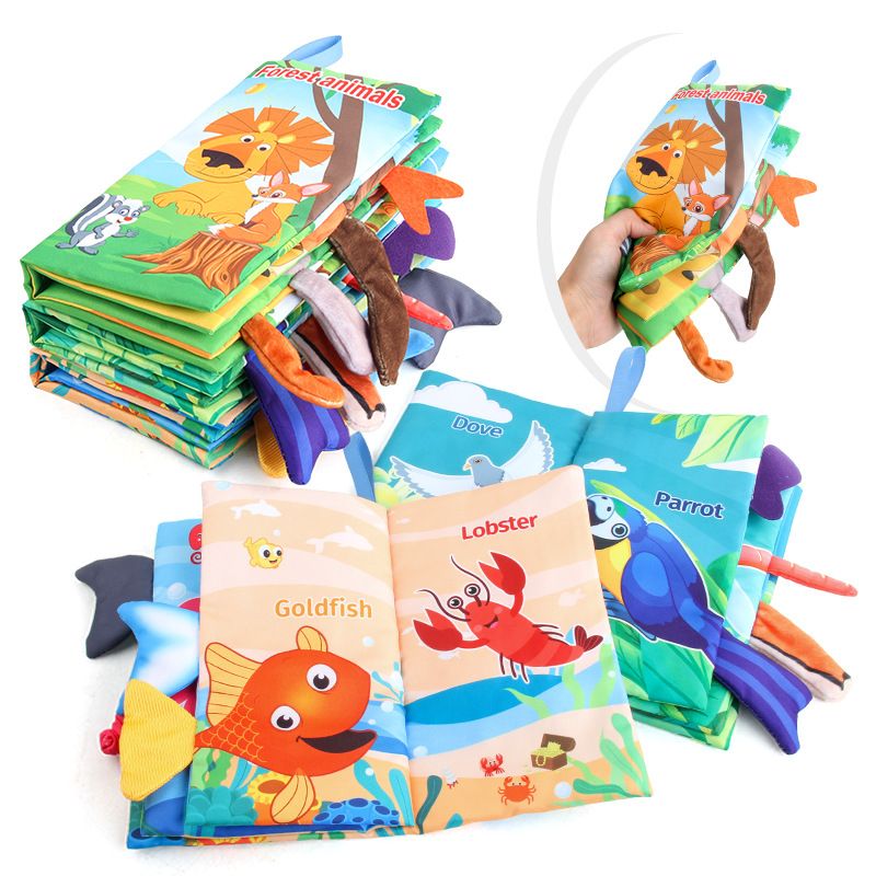 Novos livros de pano para bebê - Educational Cartoon For Kids avaliação e preço
