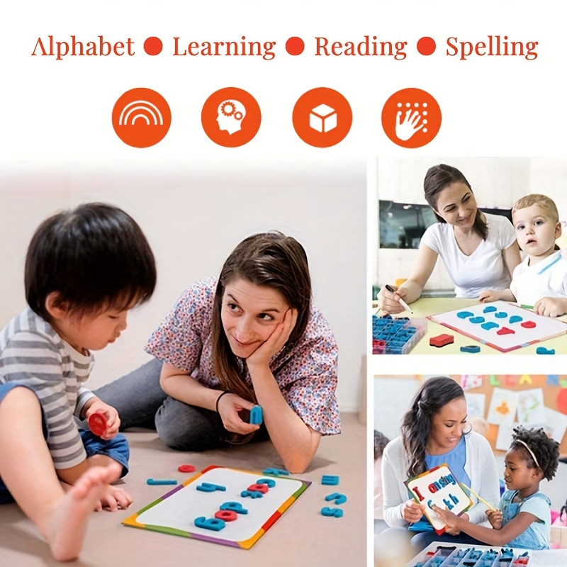 Adesivos magnéticos de letras  - Kids Education Alphabet Numbers avaliação e preço