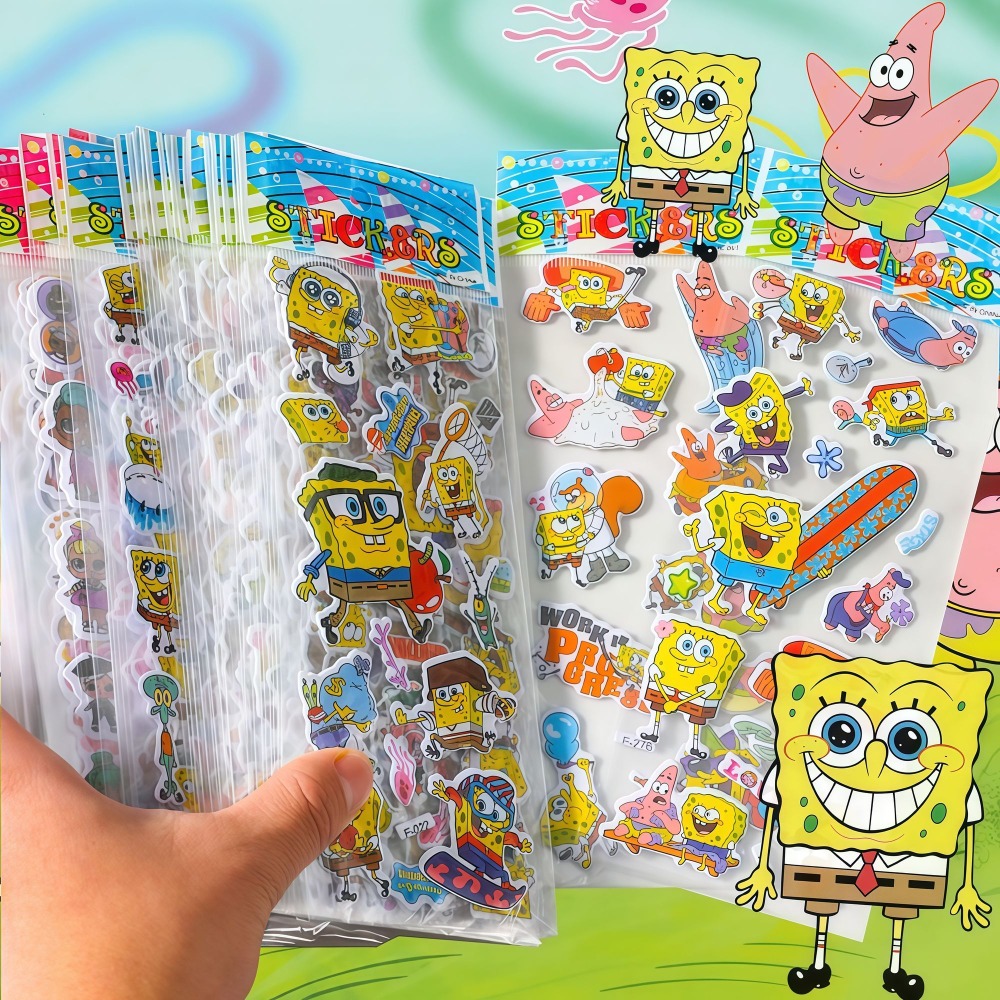 Pacote com 12 Adesivos 3D do B - Educational Cartoon For Kids avaliação e preço