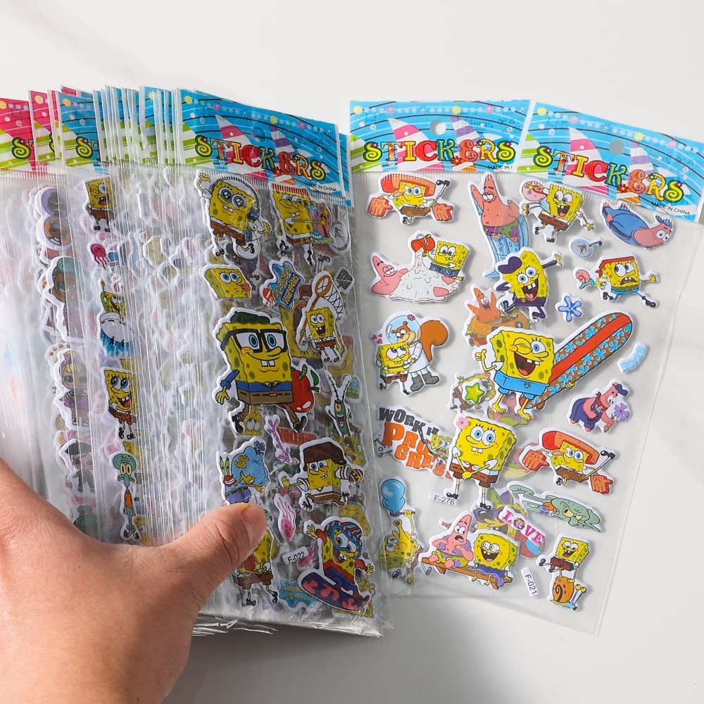 Pacote com 12 Adesivos 3D do B - Educational Cartoon For Kids avaliação e preço