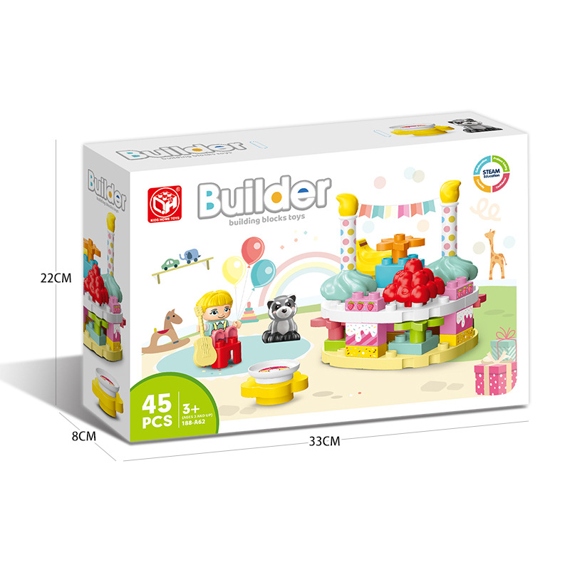 45 pçs/set criativo feliz aniv - Happy Kids Education avaliação e preço