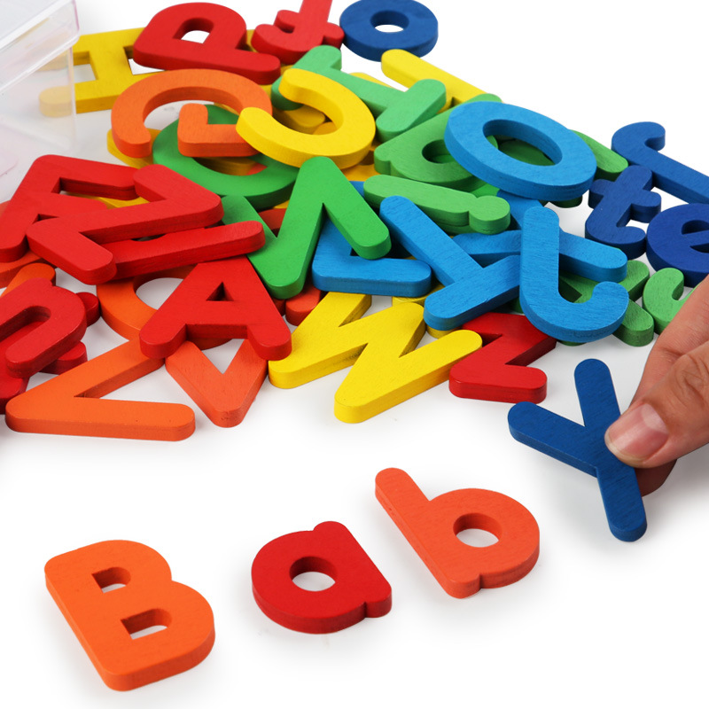 Montessori em madeira com letr - Kids Educational Games Learn English avaliação e preço