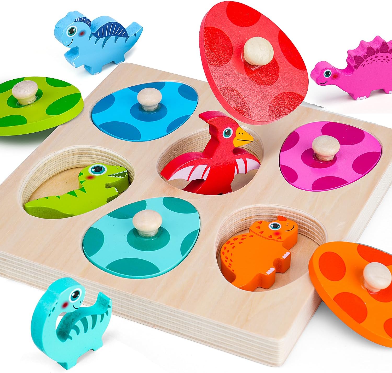 Dinossauro de madeira quebra-c - Kids Educational Game 3 avaliação e preço